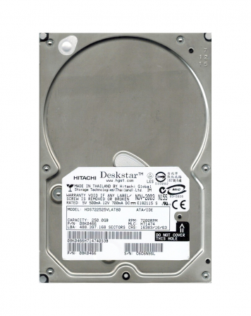 Жесткий диск Hitachi 08K0466 250Gb 7200 IDE 3.5" HDD