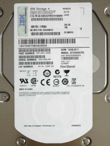 Жесткий диск IBM 0B22153 300Gb  Fibre Channel  3,5" HDD