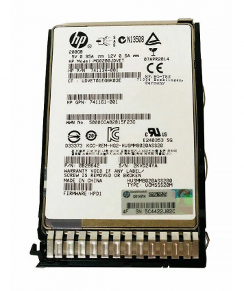 Жесткий Диск HP 741161-001 200Gb SAS 2.5" SSD