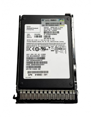 Жесткий диск HP 816568-B21 960Gb  SAS 2,5" SSD