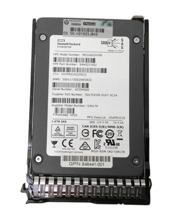 Жесткий диск HP 846441-001 1,6Tb SAS 2,5" SSD