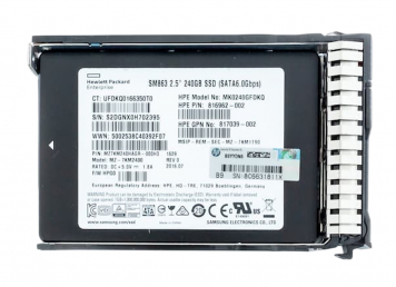 Жесткий диск HP 817039-002 240Gb SATAIII 2,5" SSD