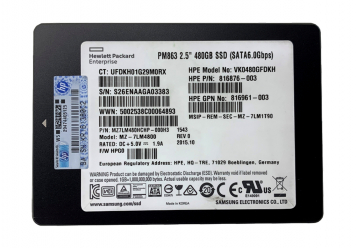 Жесткий диск HP 816961-003 480Gb SATAIII 2,5" SSD