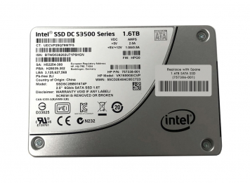 Жесткий диск HP 757386-001 1.6Tb SATAIII 2,5" SSD