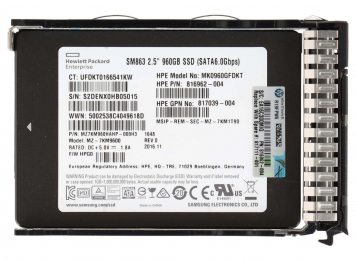 Жесткий диск HP 756601-B21 960Gb  SATAIII 2,5" SSD