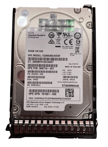 Жесткий диск HP 2C6200-035 300Gb 10000 SAS 2,5" HDD