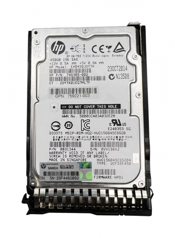 Жесткий диск HP EH0450JDYTK 450Gb 15000 SAS 2,5" HDD