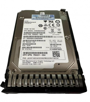 Жесткий диск HP EH0450JEDHD 450Gb 15000 SAS 2,5" HDD