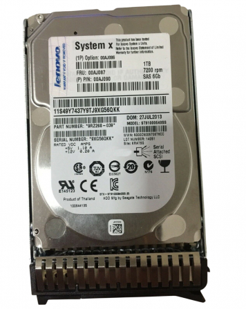 Жесткий диск Lenovo 00AJ090 1Tb 7200 SAS 2,5" HDD