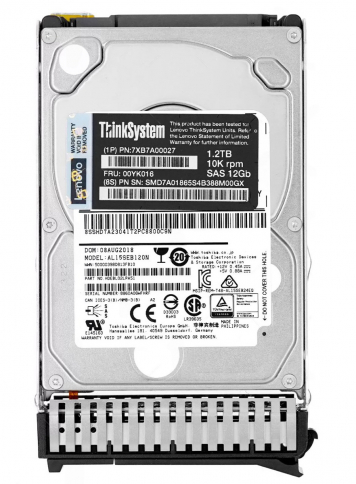 Жесткий диск Lenovo 7XB7A00027 1.2Tb SAS 2,5" HDD