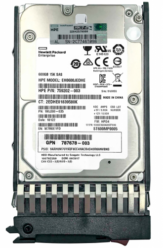 Жесткий диск HP 785409-001 600Gb 15000 SAS 2,5" HDD