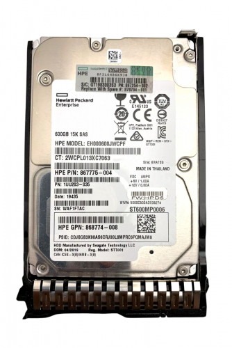 Жесткий диск HP 868775-004 600Gb 15000 SAS 2,5" HDD