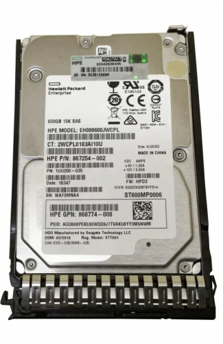 Жесткий диск HP 1UU200-035 600Gb 15000 SAS 2,5" HDD