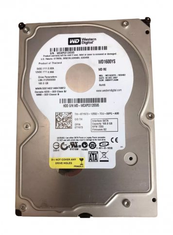 Жесткий диск Dell TY973 160Gb  SATAII 3,5" HDD