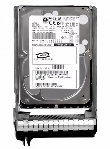 Жесткий диск Dell 0P1068 146,8Gb 10000 U320SCSI 3.5" HDD