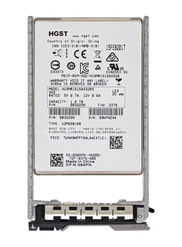 Жесткий диск Dell 0B32299 1.6TB SAS 2,5" SSD