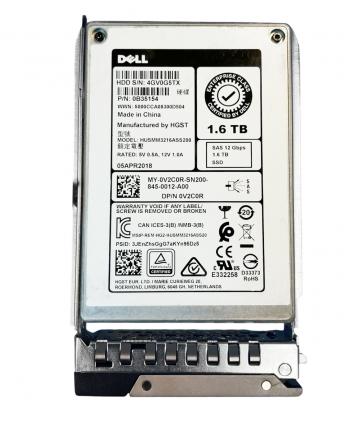 Жесткий диск Dell 0V2C0R 1.6TB SAS 2,5" SSD