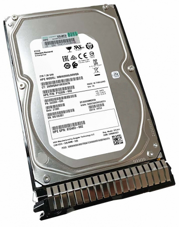 Жесткий диск HP MB002000JWWQA 2Tb 7200 SAS 3,5" HDD
