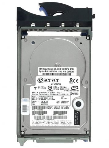 Жесткий диск IBM 08K0383 36,4Gb 10000 U160SCSI 3.5" HDD
