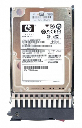 Жесткий диск HP 507119-006 300Gb 10000 SAS 2,5" HDD