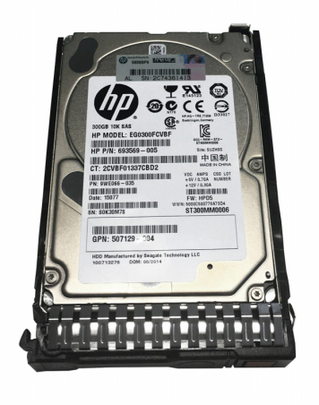 Жесткий диск HP 693569-005 300Gb  SAS 2,5" HDD