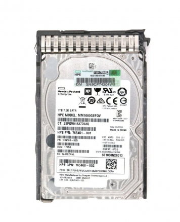 Жесткий диск HP 765468-002 1Tb 7200 SATAIII 2,5" HDD