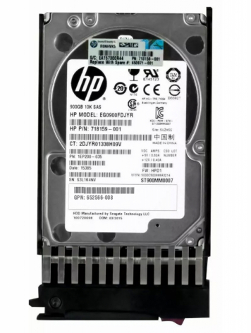 Жесткий диск HP 652566-008 900Gb  SAS 2,5" HDD