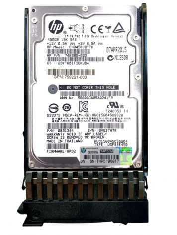 Жесткий диск HP AM316A 450Gb SAS 2,5" HDD