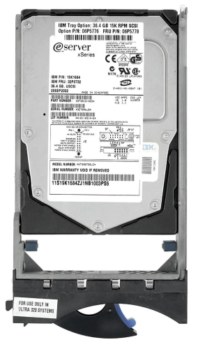 Жесткий диск IBM 06P5776 36,4Gb 15000 U320SCSI 3.5" HDD