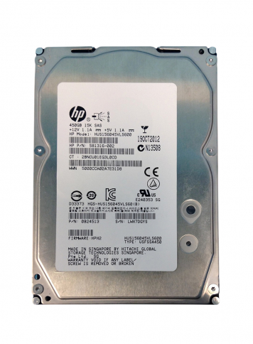 Жесткий диск HP 581316-002 450Gb  SAS 3,5" HDD