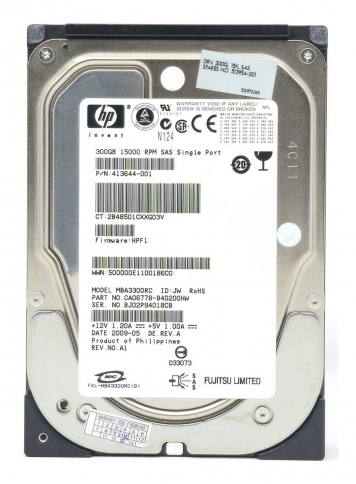 Жесткий диск HP EM174AA 300Gb  SAS 3,5" HDD