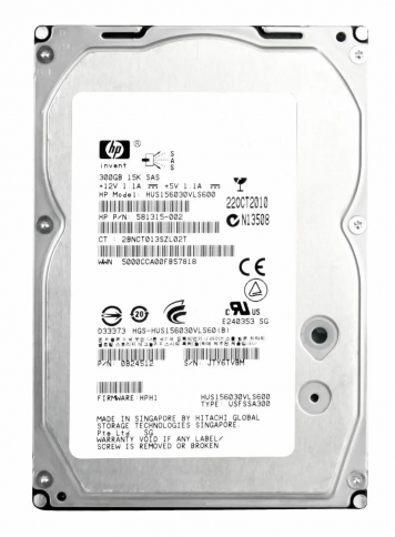 Жесткий диск HP 581315-002 300Gb  SAS 3,5" HDD