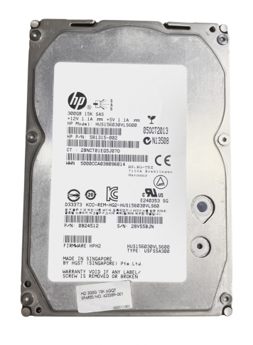 Жесткий диск HP 623211-001 300Gb  SAS 3,5" HDD