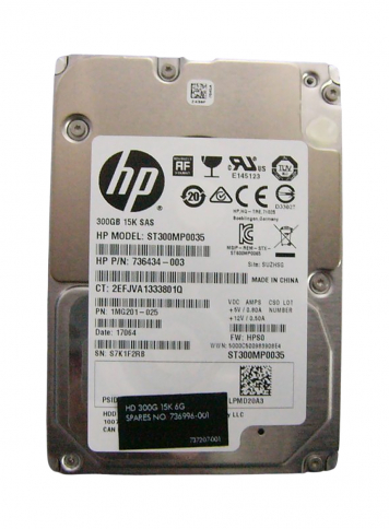Жесткий диск HP 737207-001 300Gb 15000 SAS 2,5" HDD