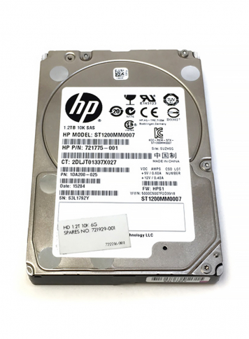 Жесткий диск HP 721929-001 1,2Tb 10000 SAS 2,5" HDD