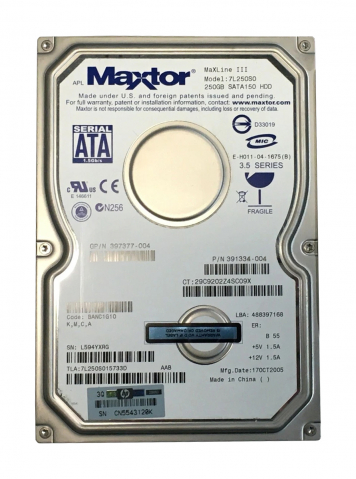 Жесткий диск HP 391334-004 160Gb 7200 SATAII 3.5" HDD