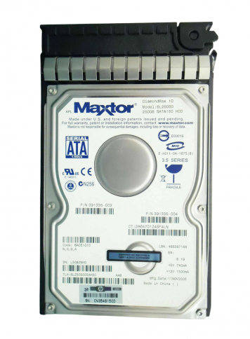 Жесткий диск HP 391335-004 250Gb  SATA 3,5" HDD
