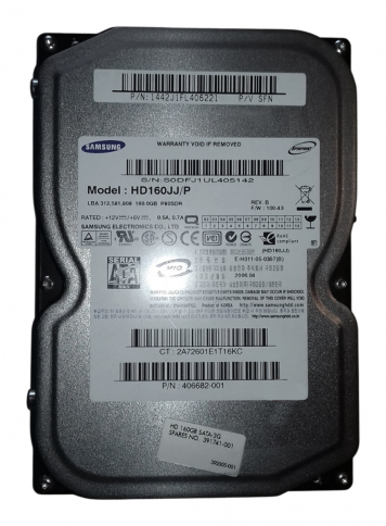 Жесткий диск HP 391741-001 160Gb  SATAII 3,5" HDD