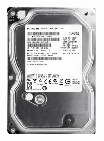 Жесткий диск HP 0F15010 250Gb  SATAIII 3,5" HDD