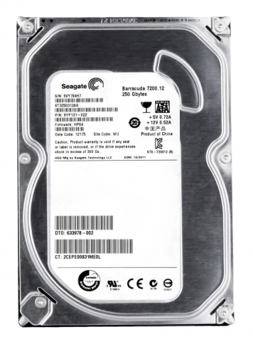 Жесткий диск HP 9YP131-022 250Gb  SATAIII 3,5" HDD