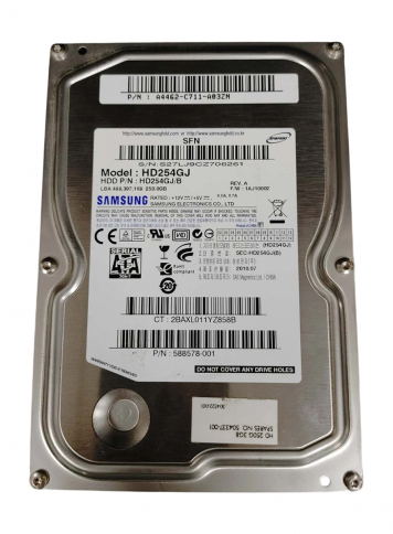 Жесткий диск HP 588578-001 250Gb  SATAII 3,5" HDD