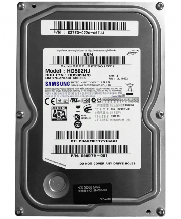 Жесткий диск HP 588579-001 500Gb  SATAII 3,5" HDD