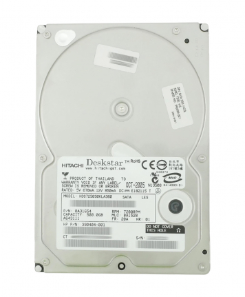 Жесткий диск HP 390618-001 500Gb SATAII 3,5" HDD