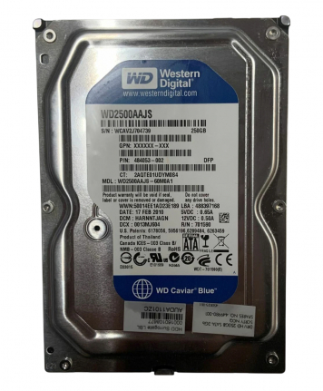 Жесткий диск HP 484053-003 250Gb  SATAII 3,5" HDD