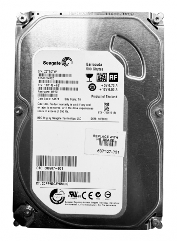 Жесткий диск HP 680207-001 500Gb  SATAIII 3,5" HDD