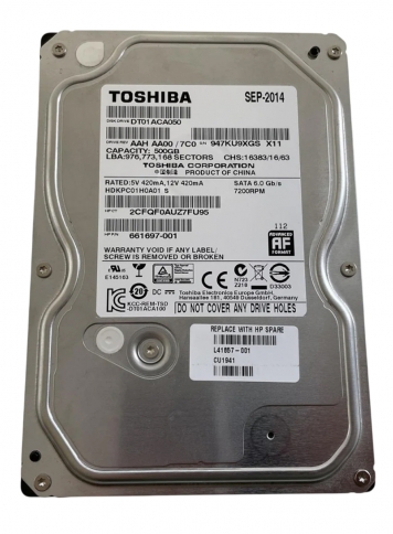 Жесткий диск HP 661697-001 500Gb  SATAIII 3,5" HDD