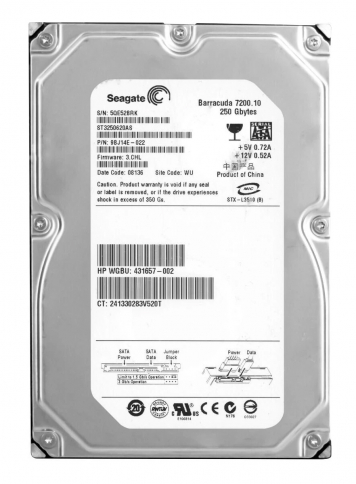 Жесткий диск HP FX561AV 250Gb  SATAIII 3,5" HDD