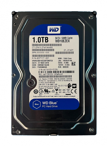 Жесткий диск HP 837117-001 1Tb SATAIII 3,5" HDD