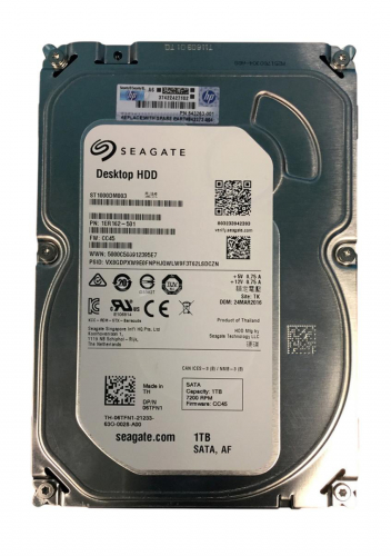 Жесткий диск HP 843263-001 1Tb  SATAIII 3,5" HDD