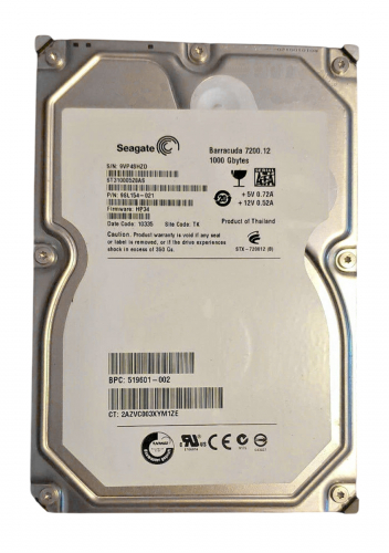 Жесткий диск HP 519601-002 1Tb SATAIII 3,5" HDD